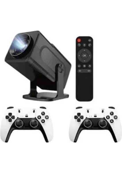 Retro Video Oyunu Konsolu Android Tv El Oyun Konsolu Wıfı Taşınabilir Projeksiyon Cihazı