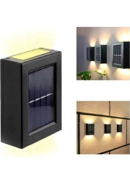 Solar Güneş Enerjili Çift Taraflı Duvar Lambası Çift Taraflı Duvar Lamba Güneş Enerjili indirimleri