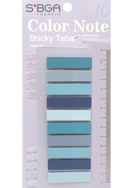 Şeffaf Renkli Postit Post-It Post It. Kitap Ayracı Ayraç Postit Sticker Not Kağıdı 200 Yaprak