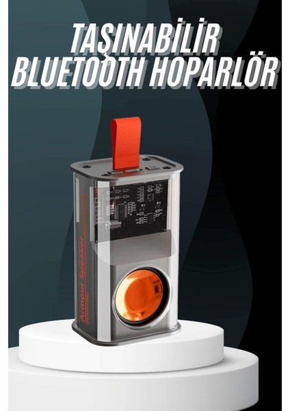 Taşınabilir Rgb Ledli Bluetooth Hoparlör Sd Kart Girişli Kablosuz