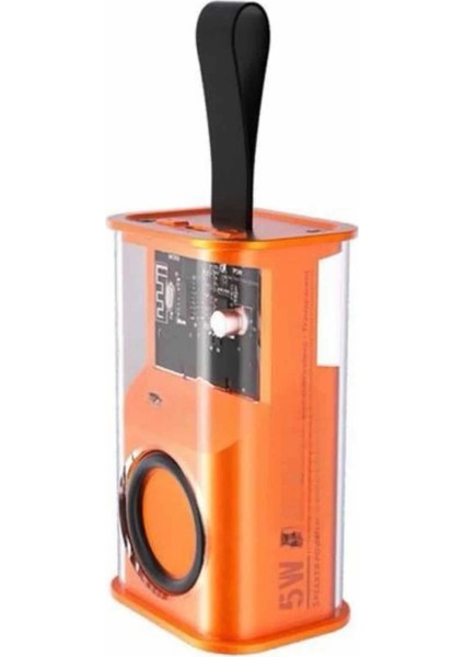 Taşınabilir Rgb Ledli Bluetooth Hoparlör Sd Kart Girişli Kablosuz