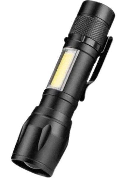 LED Lamba El Feneri Küçük Taşınabilir USB Şarjlı Acil Durum Lambası