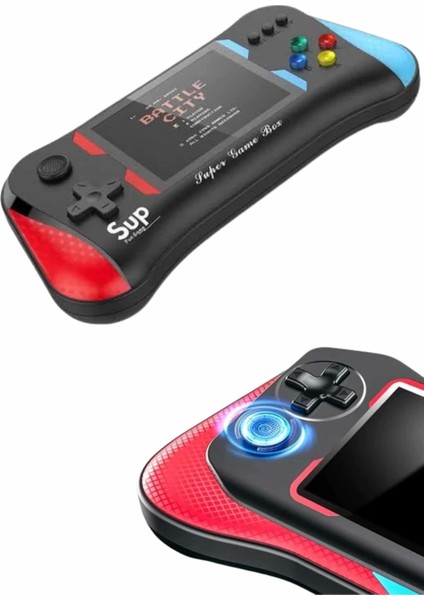 500 Oyunlu Retro Sup Konsolu Taşınabilir Mini Gamepad 3,5 Inç Ekran