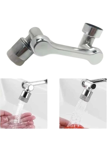 Dönebilen Musluk Başlığı Akrobat Mutfak Banyo Musluk Ucu Başlığı Oynar Başlıklı