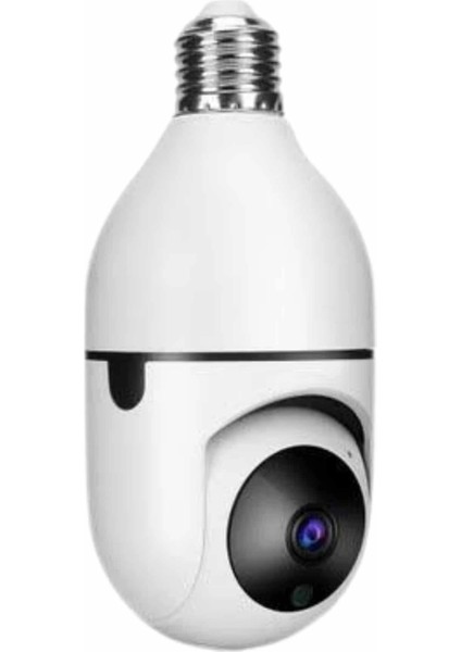 Güvenlik Kamerası Wi-Fi Özellikli 360 Derece Full Hd 1080P Ampül Kamera