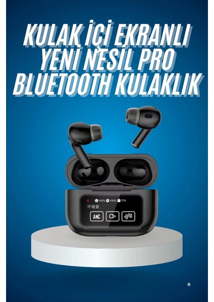 2025 Model Bluetooth Kulaklık Dokunmatik Ekran Yüksek Ses Kalitesi