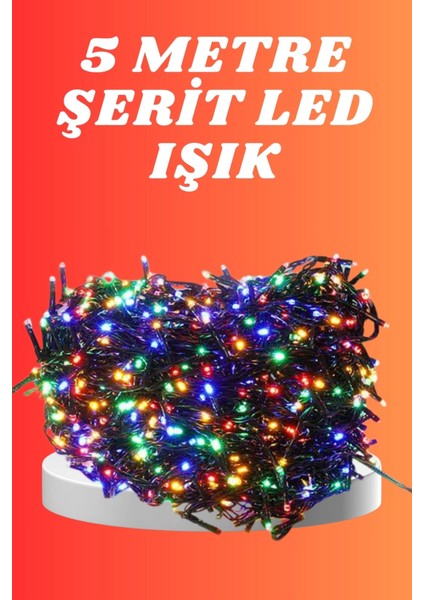 Renkli Her Ortama Uygun 5 Metre LED Işık Renkli Aydınlatma