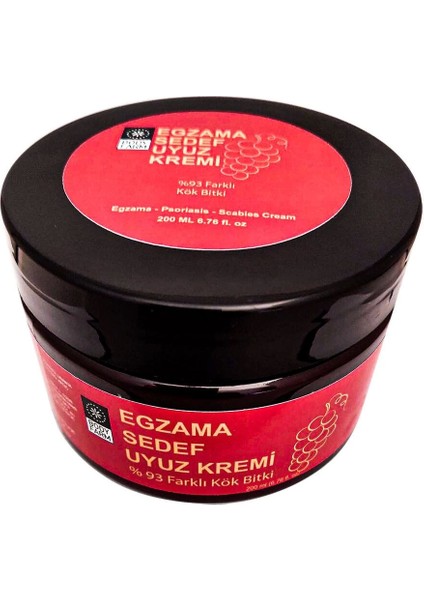 Egzamaya Sed.efe ve Kaşıntılarnıza Karşı %93 Farklı Kök Bitkiden Krem 200ML 2 Adet