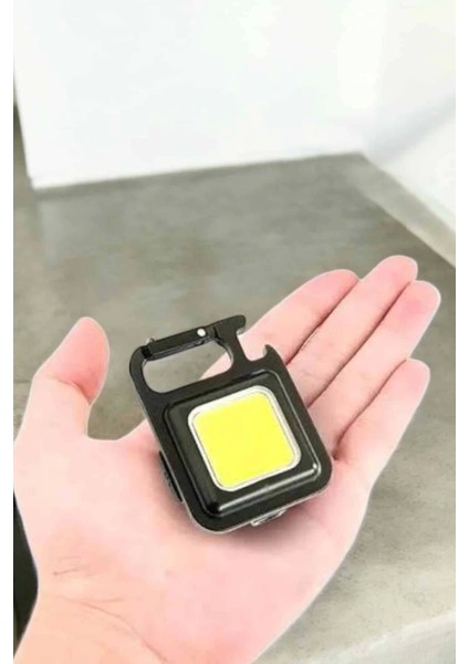 Anahtarlık Çok Amaçlı Mıknatıslı Taşınabilir Işık LED Şarjlı