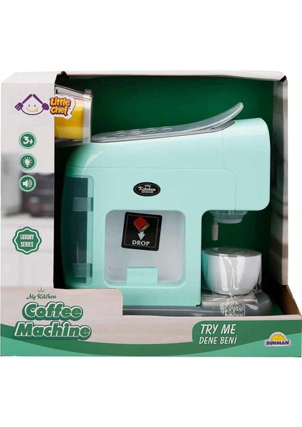 3010 Little Chef Sesli ve Işıklı Kapsül Kahve Makinesi **oyuncak**