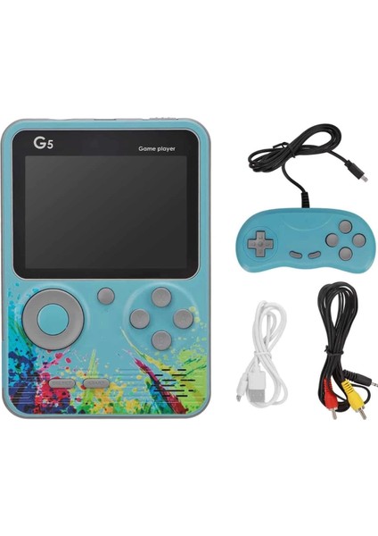 3 Inç Ekran 500 Oyunlu Game Box Mini Taşınabilir Oyun Konsolu