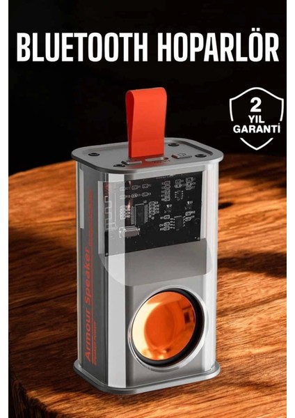 Bluetooth Bağlantılı Kablosuz Taşınabilir Güçlü Ses Performansı