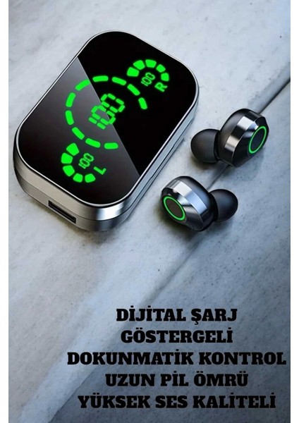 Bluetooth Kulaklık Mikrofonlu Dokunmatik Kontrol Anc Özelliği