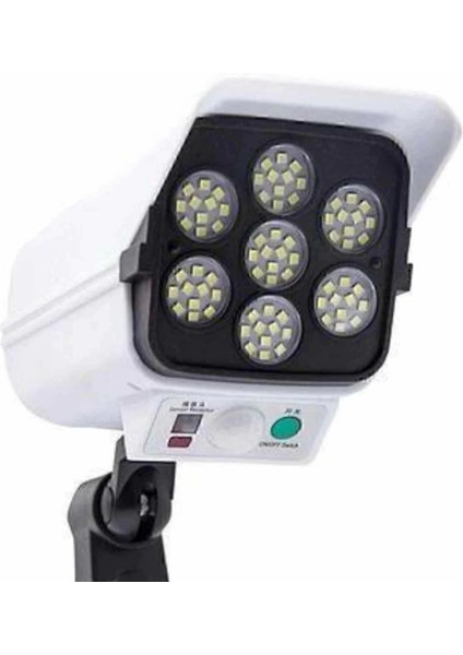 Kamera Görünümlü LED Lamba Dönebilen Bahçe Aydınlatması Duvar Lambası