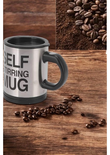 Mikser Kupa Yazılı Mug Bardak Karıştırma Özelliği