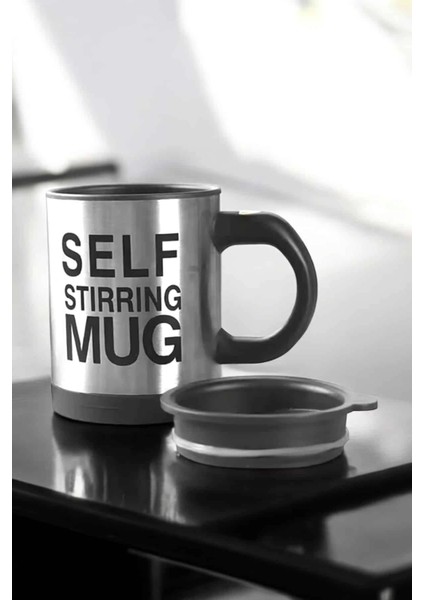 Mikser Kupa Yazılı Mug Bardak Karıştırma Özelliği