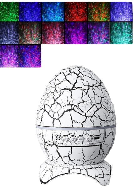 Dinozor Speaker Renk Değiştirme Projeksiyon Modu Bluetooth Hoparlör Gece Lambası