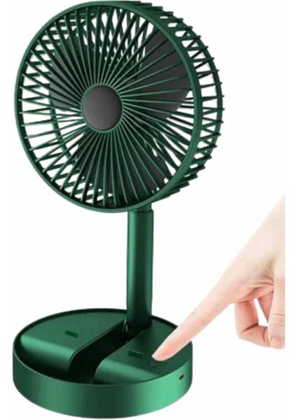 Katlanabilir USB Şarjlı Masaüstü Soğutucu Mini Fan Telefon Tutucu