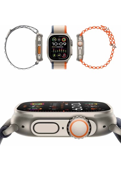 49MM Akıllı Saat Amoled Ekranlı Kadın Erkek Kol Saati Plastik Kordon modelleri