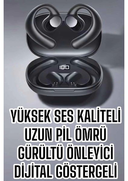 Bluetooth Kulaklık Oyuncu Kulaklığı Küpe Görünümlü Dijital Göstergeli modelleri
