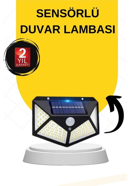Güneş Enerjili Bahçe Lambası 100 LED Bahçe Lambası Bahçe Aydınlatma