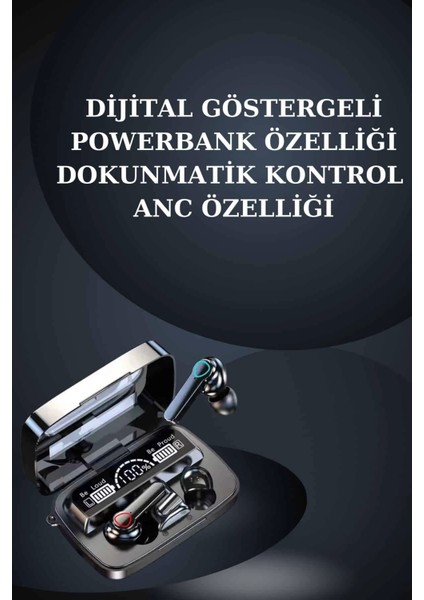 Kulak Içi Kablosuz Bluetooth Kulaklık ve Nfc ve Gps Özellikli Akıllı Saat Alarm ve Titreşim