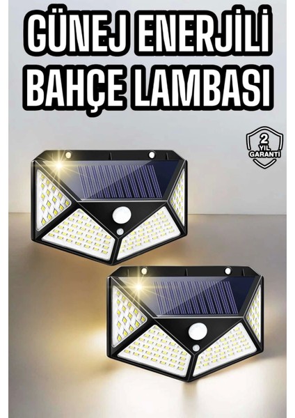 Bahçe Havuz Güneş Enerjili Solar Işıklandırma Sensörlü Bahçe Aydınlatma
