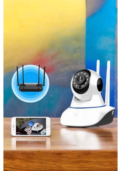 Wifi Kamera Ev Kamerası Gece Görüşlü Kablosuz Bebek Izleme Kamerası