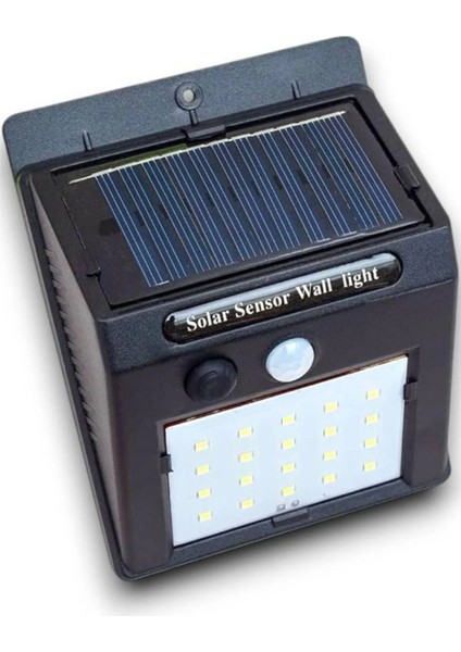 Solar Sensörlü Duvar Lambası Bahçe Lamba 20 LED Işık