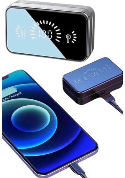 Ios Android Uyumlu Bluetooth Kulaklık Kablosuz Kulaklık Yüksek Basslı