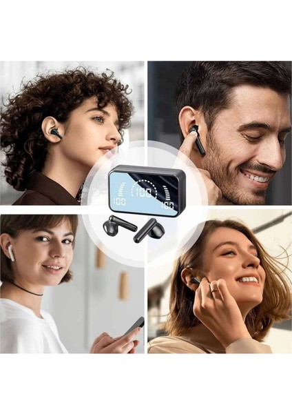 Ios Android Uyumlu Bluetooth Kulaklık Kablosuz Kulaklık Yüksek Basslı