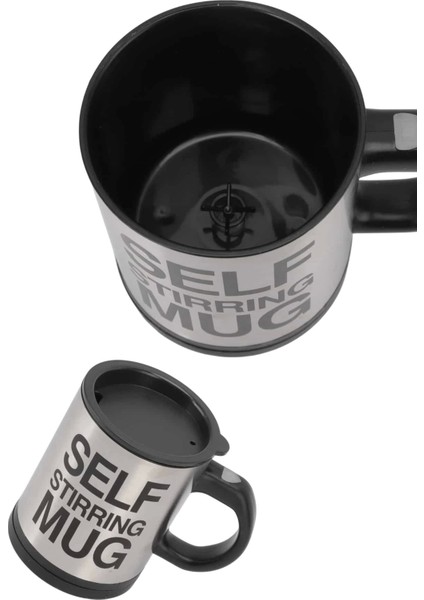 Karıştırıcı Özellikli Mikser Kupa Bardak Kompakt Taşınabilir Mug