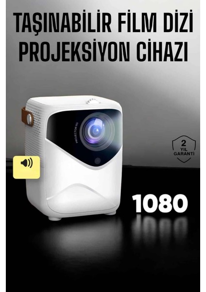 Taşınabilir Android Projeksiyon Wifi Destekli 4K Multimedia Tabanlı Ev ve Ofis Tipi