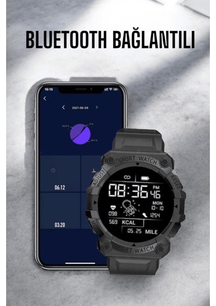 Bluetooth 5.0 Destekli Çok Fonksiyonlu Yeni Nesil Akıllı Saat