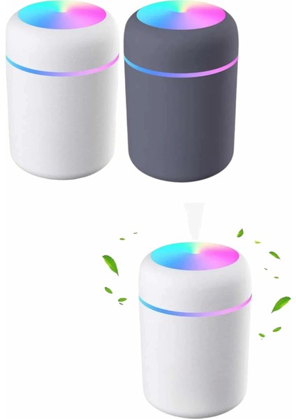 Rgb Işıklı Ulrasonik Ledli Hava Nemlendirici Buhar Makinesi Buhardanlık
