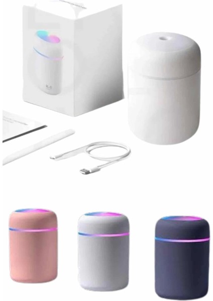 Rgb Işıklı Ulrasonik Ledli Hava Nemlendirici Buhar Makinesi Buhardanlık