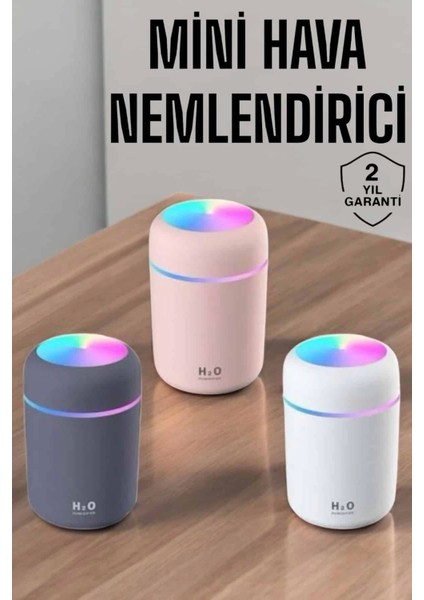 Buharlı Hava Nemlendirici Aromaterapi Renk Değiştirilebilir