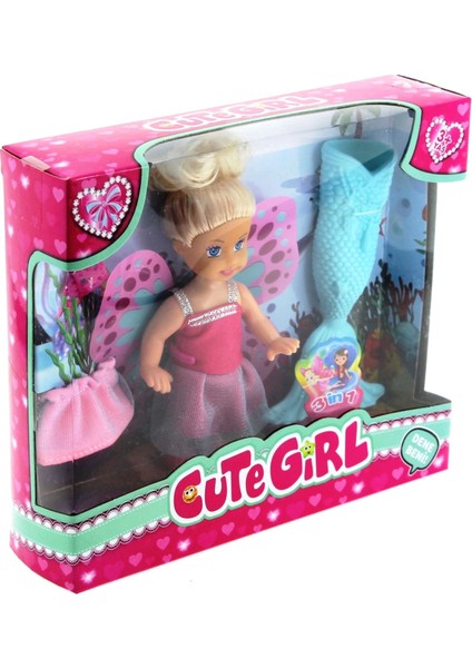 Cute Girl Mini Bebek Denizkızı Seti