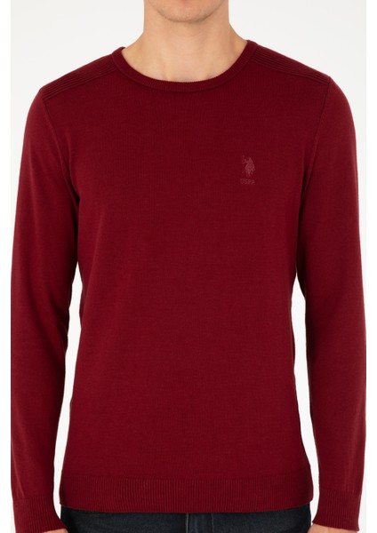 Erkek Bordo Kazak /Triko 50288888-VR014