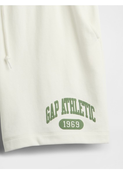 Erkek Beyaz Vintagesoft Athletic Gap Logo Easy Şort modelleri