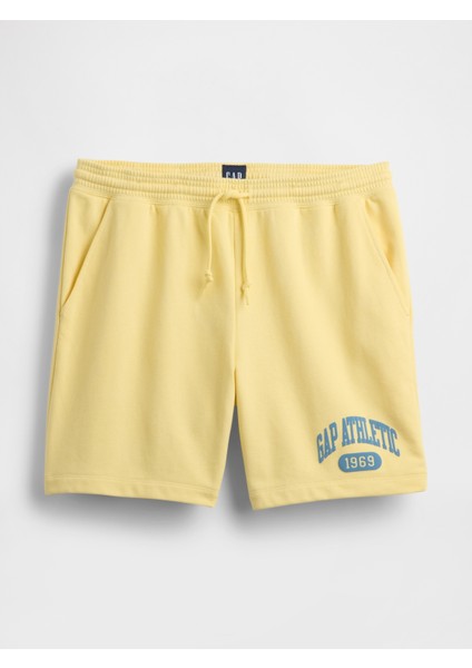 Erkek Sarı Vintagesoft Athletic Gap Logo Easy Şort fiyatları
