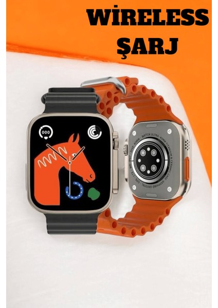 49MM Ekranlı, ve Adımsayar Özellikli Bluetooth Akıllı Saat