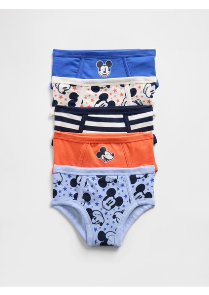 Bebek Mavi 5'li Gap × Disney Organik Stretch Pamuk Külot