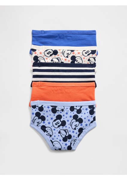 Bebek Mavi 5'li Gap × Disney Organik Stretch Pamuk Külot