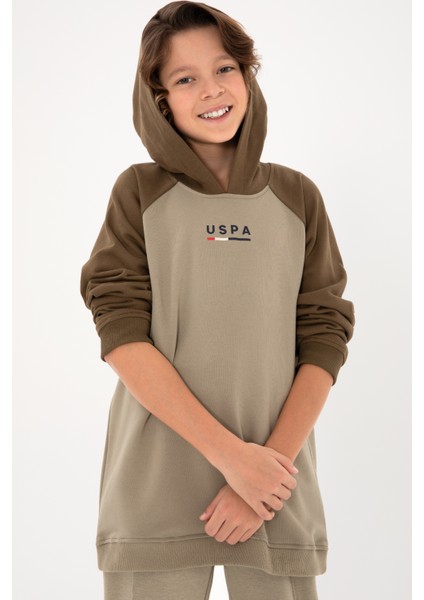 Erkek Çocuk Açık Haki Sweatshirt 50293495-VR183 fiyatları