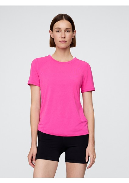 Kadın Pembe Gapfit Breathe T-Shirt