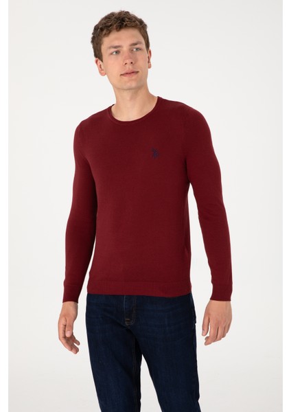 Erkek Bordo Kazak /Triko 50293505-VR014 indirimleri