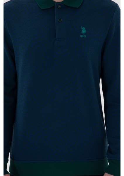 Erkek Koyu Yeşil Sweatshirt 50290607-VR079