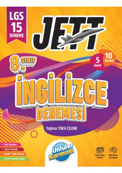 8. Sınıf Ingilizce Jett 15'li Branş Denemeleri