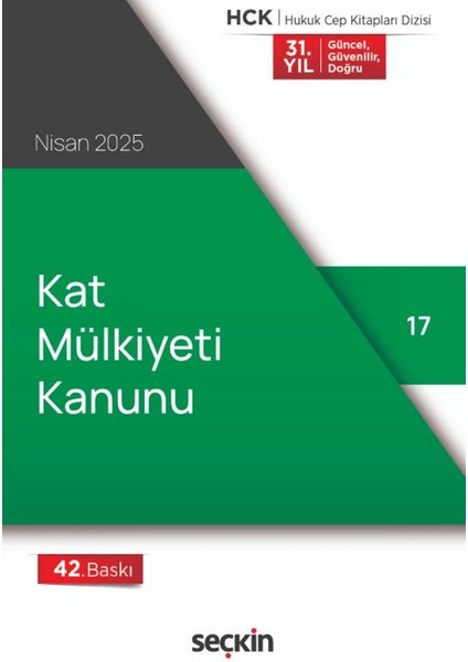 Kat Mülkiyeti Kanunu (Cep Kitabı)
